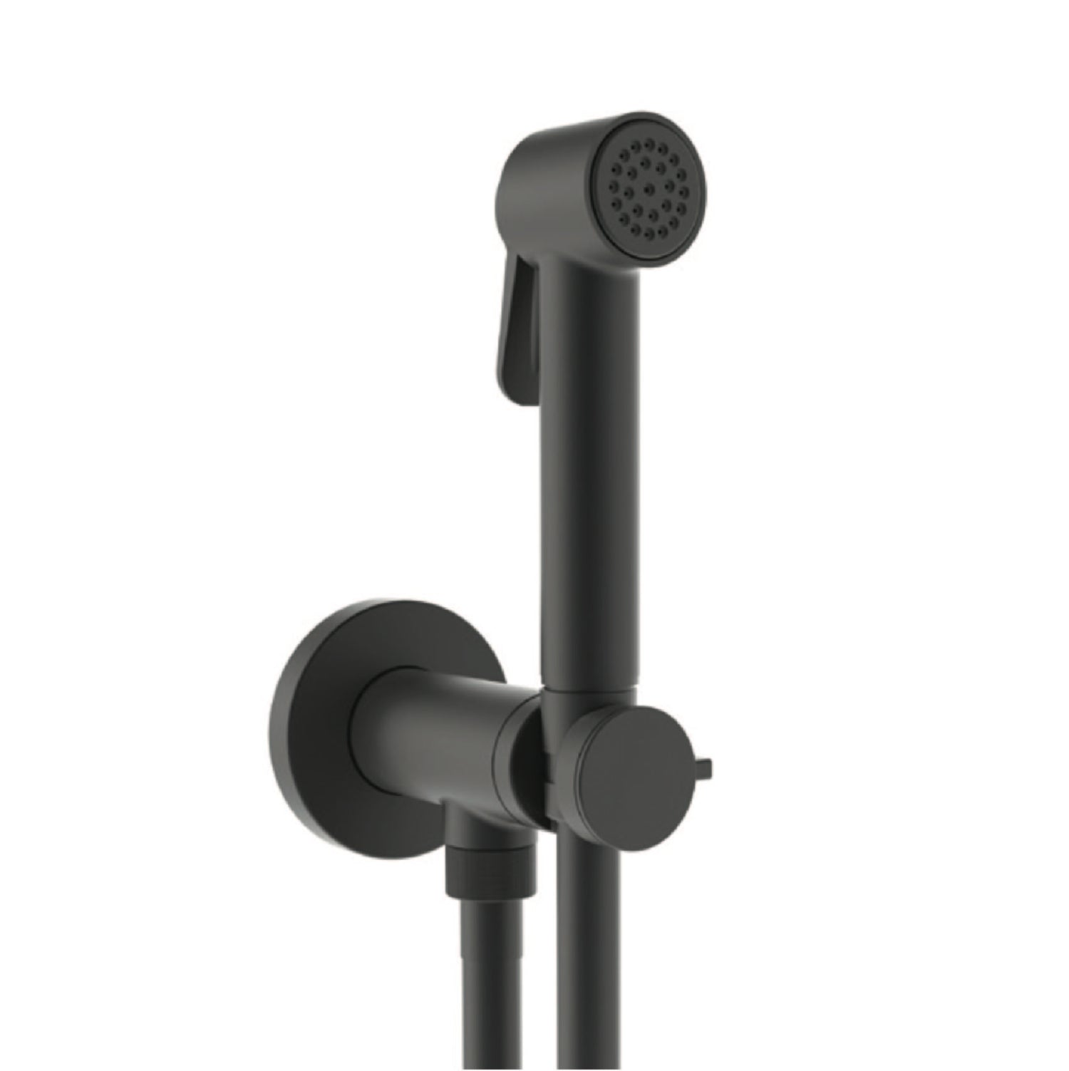 Bidet de mano italiano (Negro mate meteal/brass) - E6