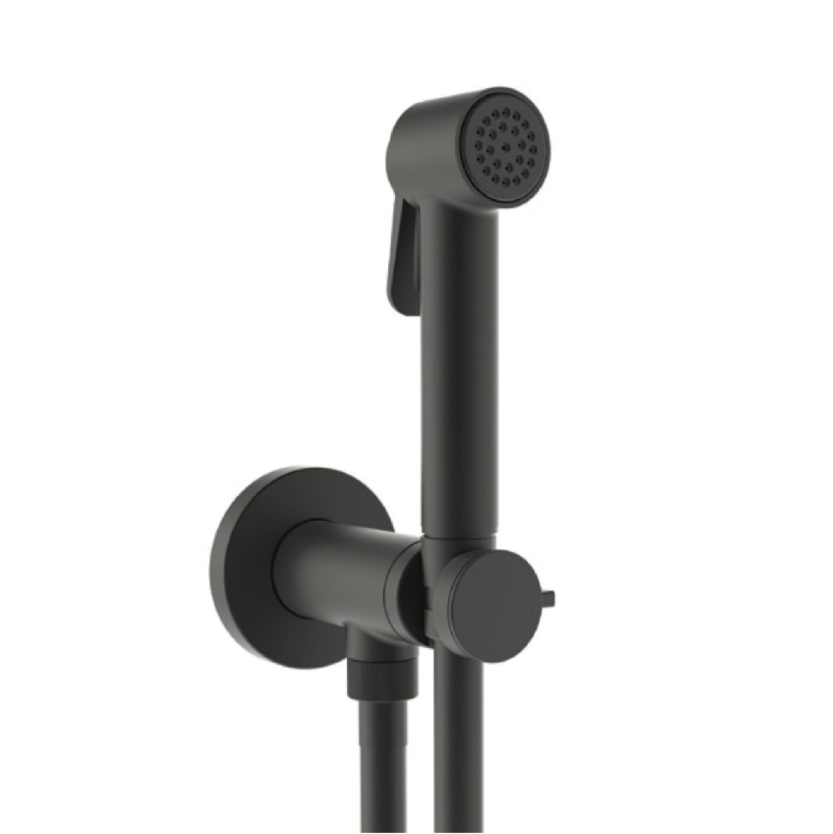 Bidet de mano italiano (Negro mate meteal/brass) - E6