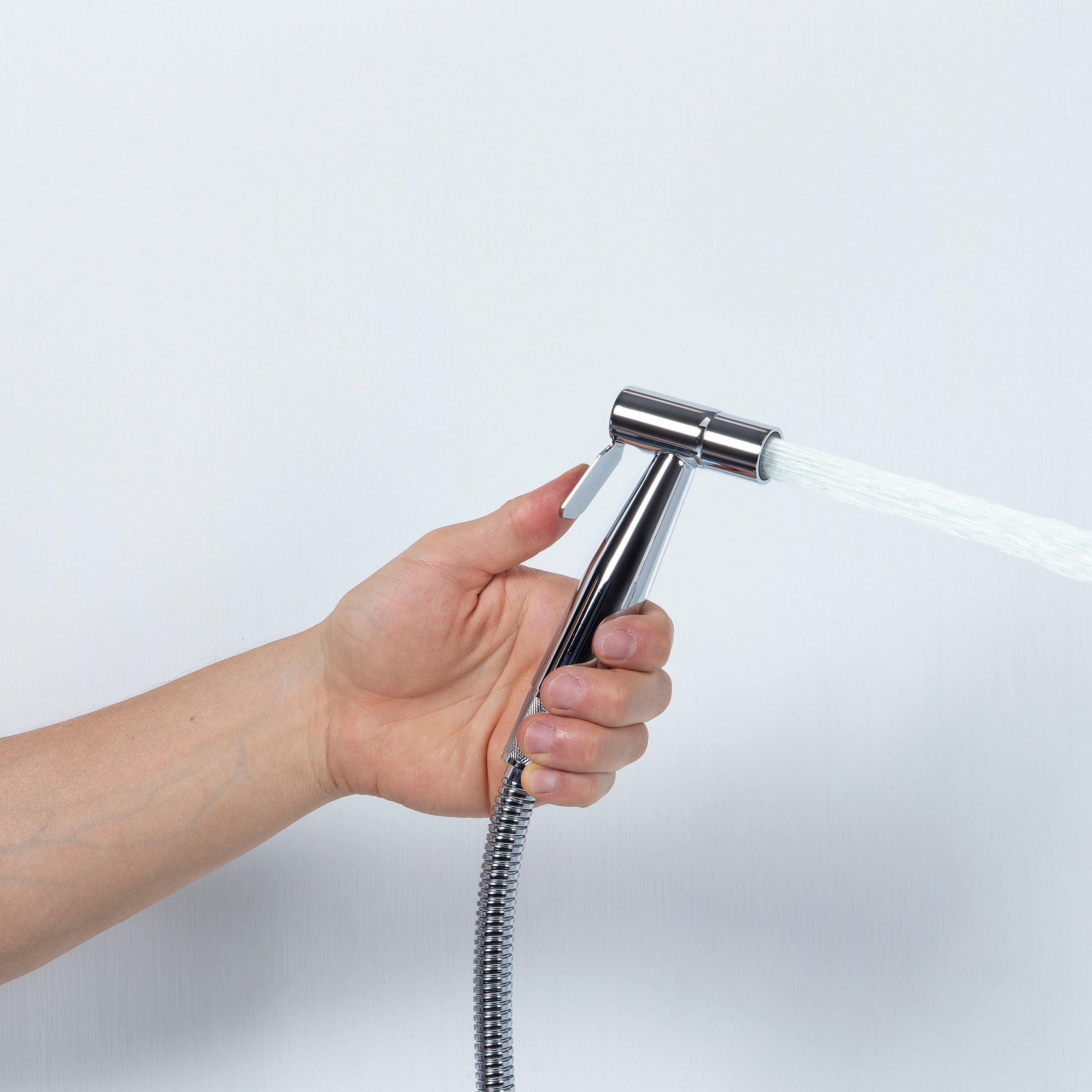 Bidet de mano (Cromado de Acero inoxidable)-E1