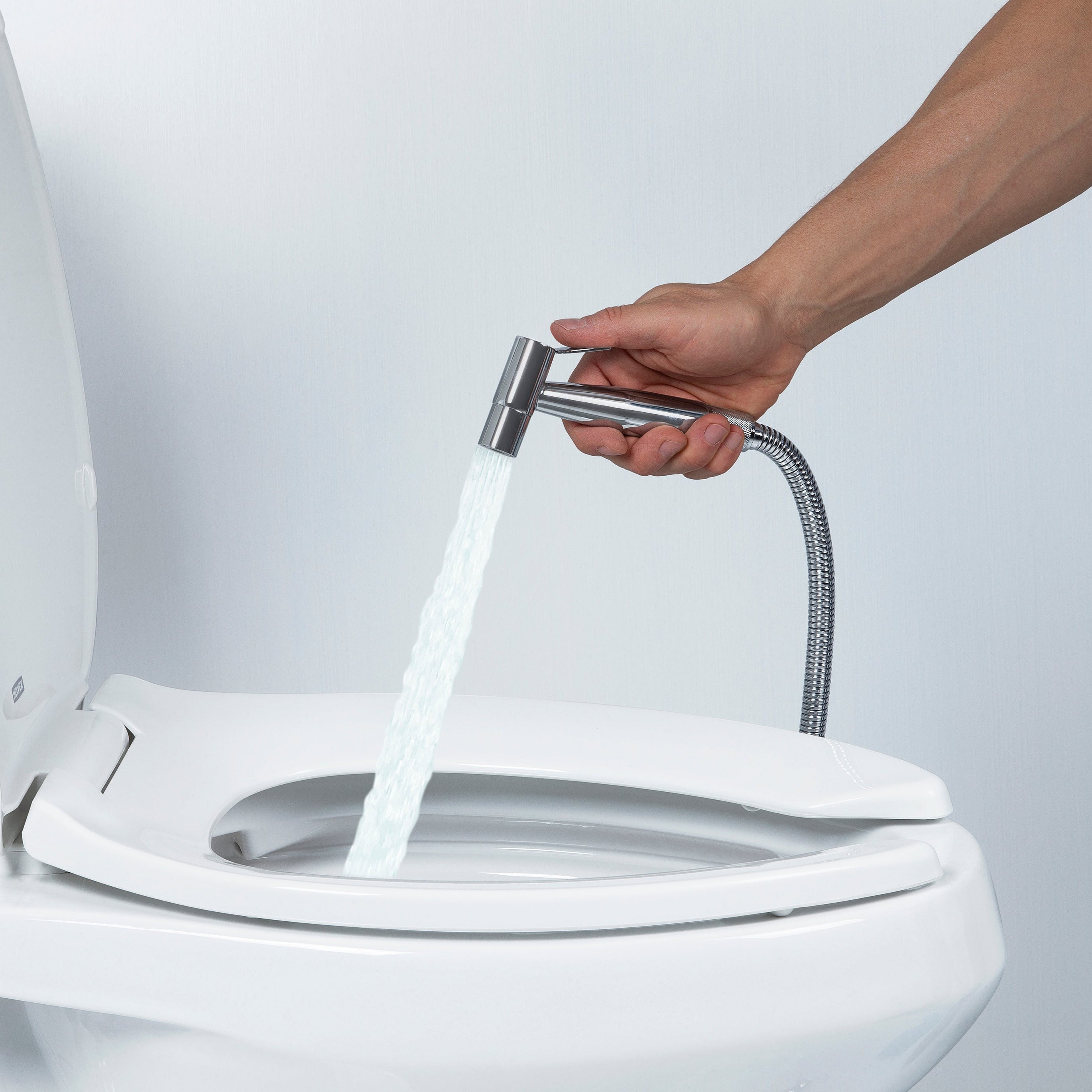 Bidet de mano (Cromado de Acero inoxidable)-E1